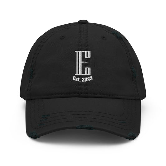 Distressed "E" Dad Hat