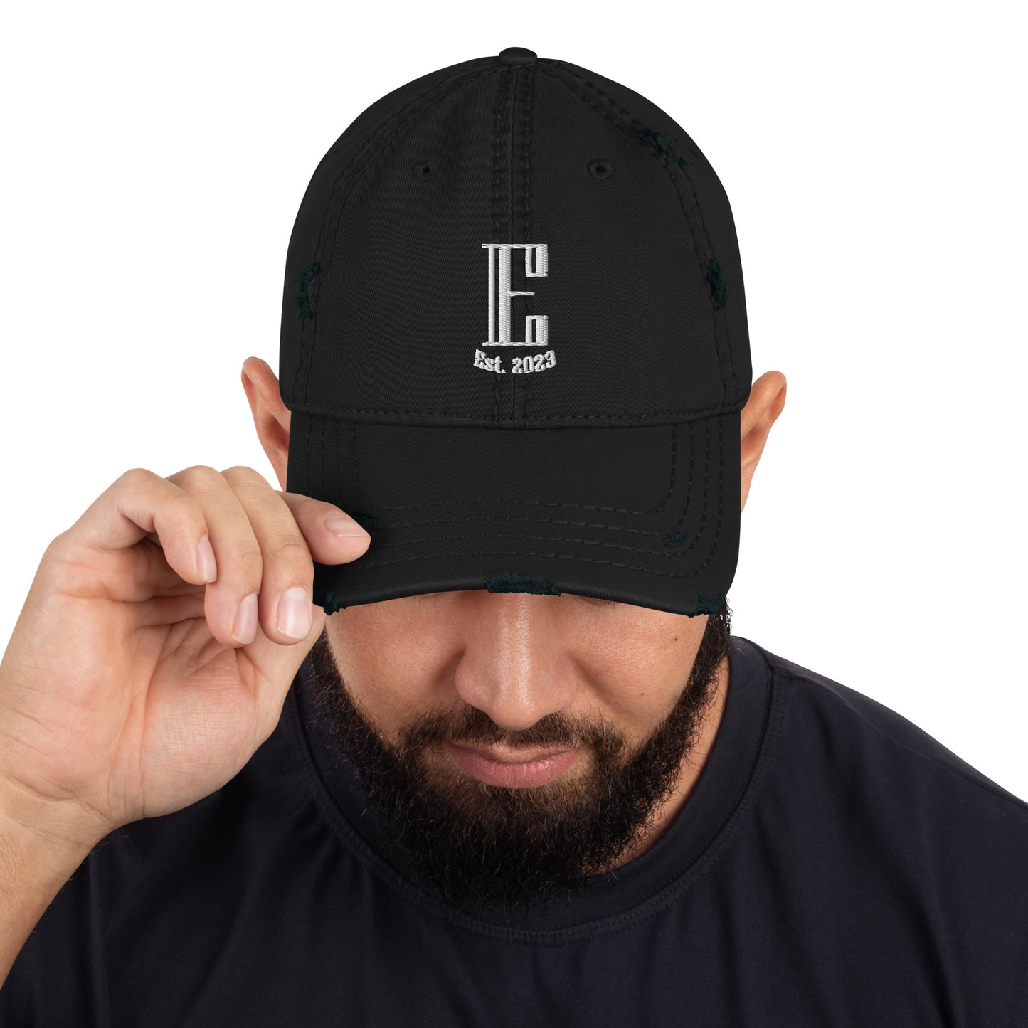 Distressed "E" Dad Hat