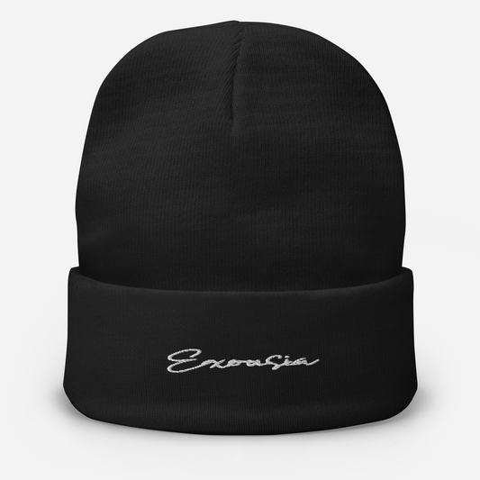 Exousia Embroidered Beanie