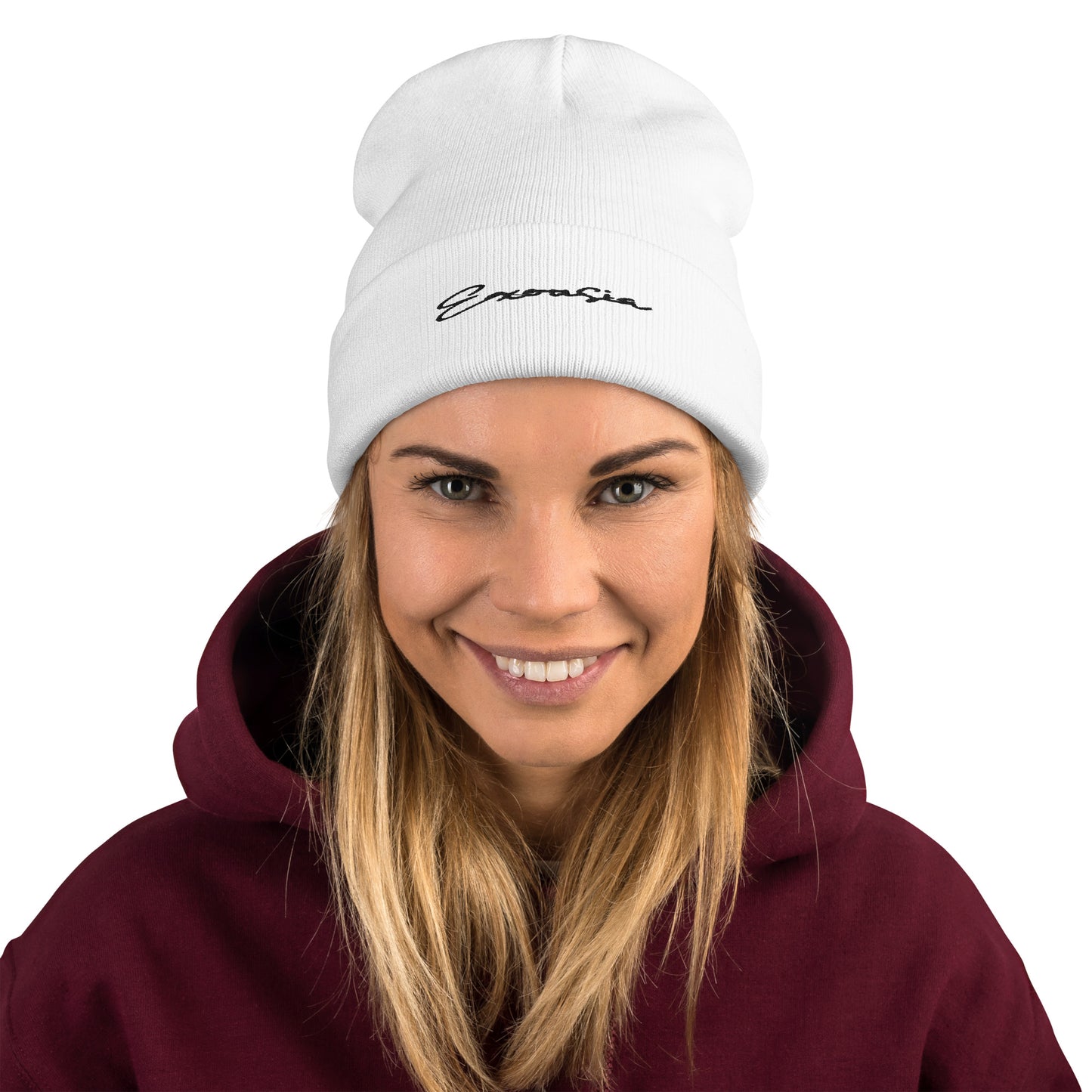Exousia Embroidered Beanie